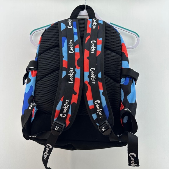 Cookies OFF THE GRID SMELL PROOF BACKPACK‎ Blue Camo NWT - Picture 3 of 16